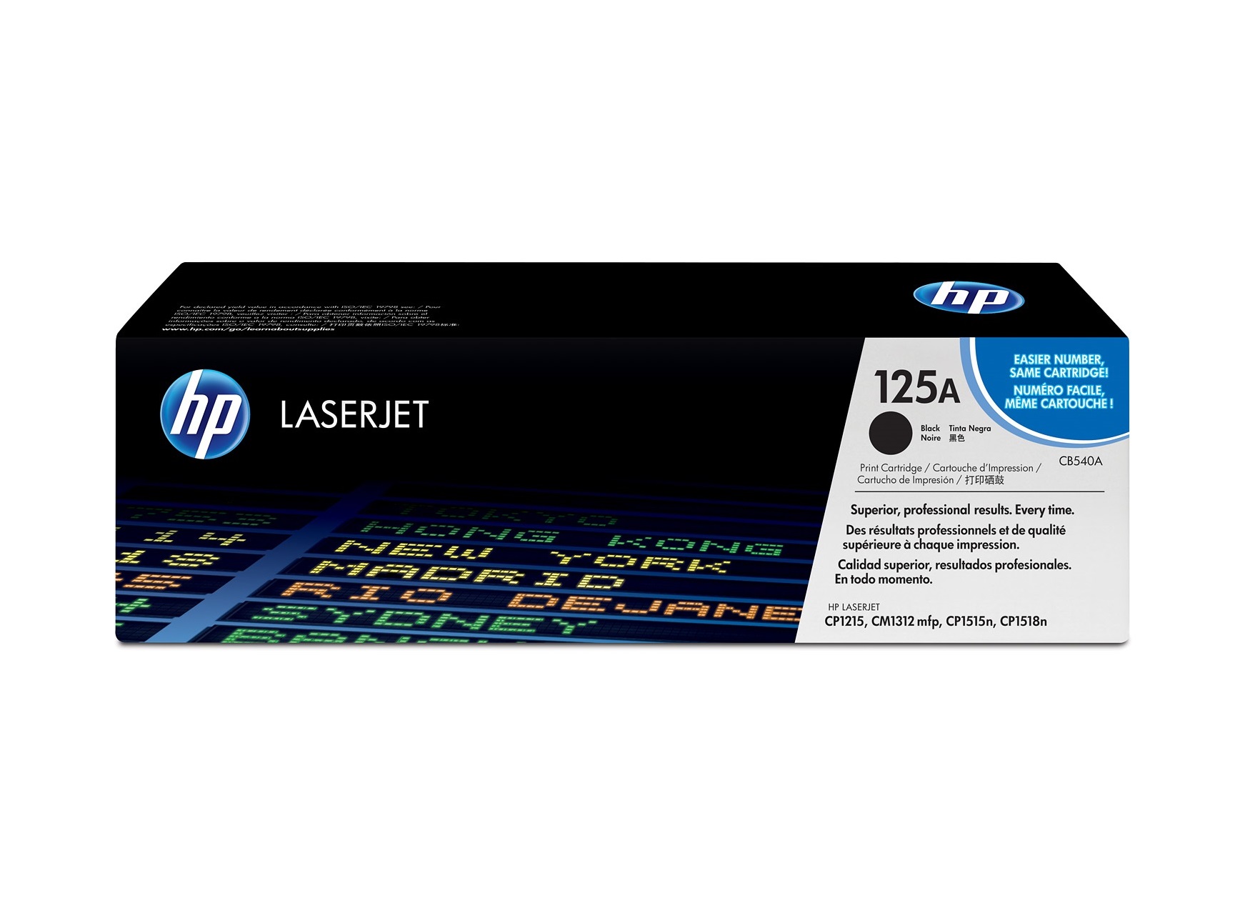 HP CB540A (125A) LaserJet Black Toner Cartridge